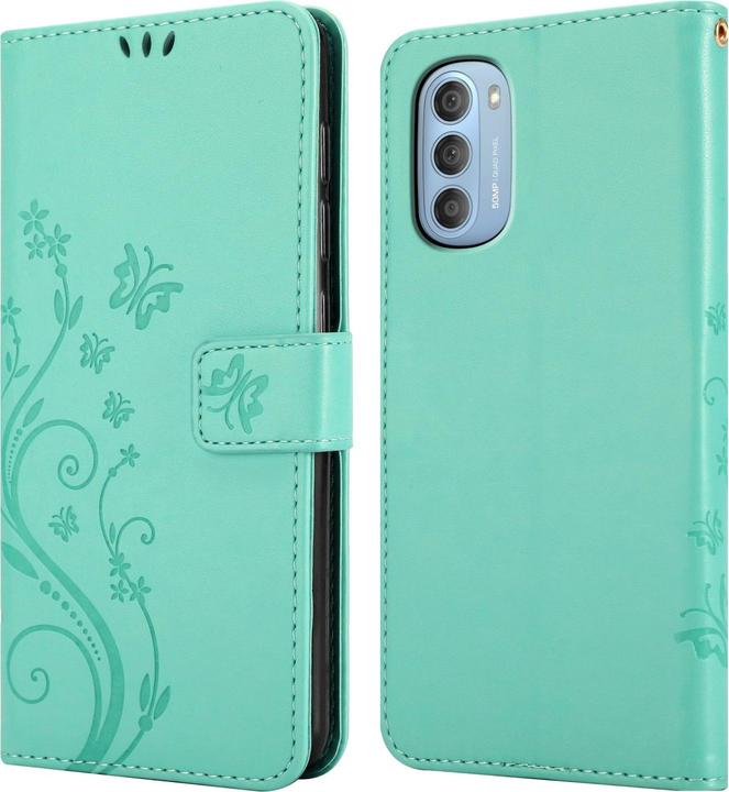 Immagine prodotto Cadorabo Copertina del libro a fiori (Motorola Moto G51 5G)