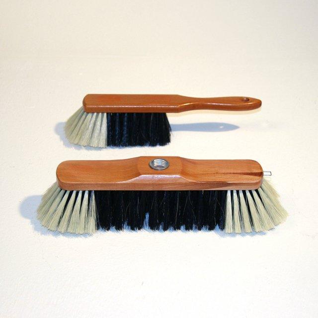 Immagine prodotto Axentia Spazzola a mano, legno, miscela di crini