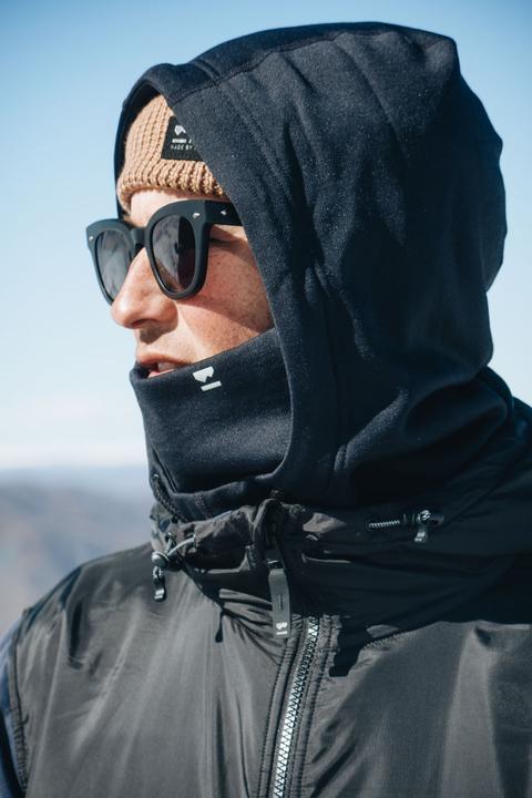 Actual product image Mons Royale Decade Wool Fleece Hood