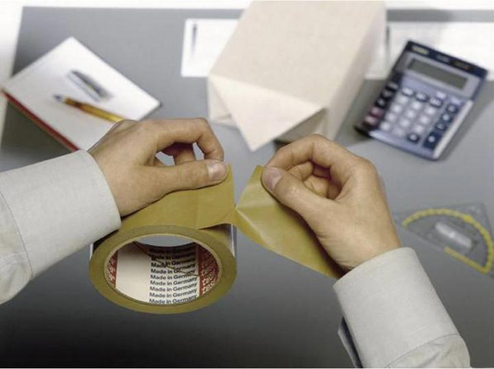 Actual product image tesa tesapack PAPER ecoLogo packaging tape - environmentally friendly packaging tape made of paper, 60 % (38 mm)