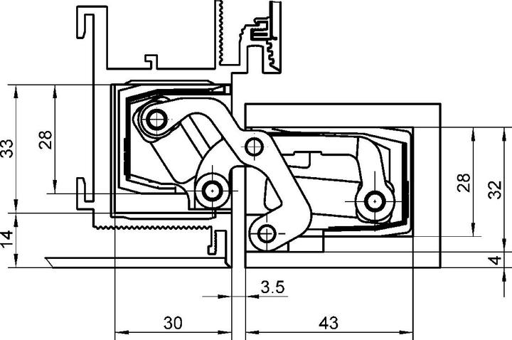 Produktbild Simonswerk Objektbänder TECTUS TE 541 3D FVZ FR