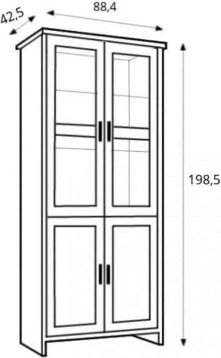 Produktbild Konsimo Marime (88.5 x 201 x 44 cm)