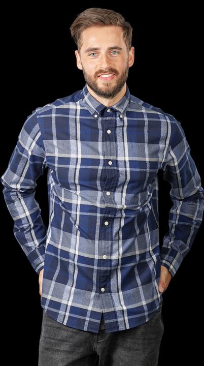 Image du produit GANT Check Shirt Long Sleeve Marine (L)