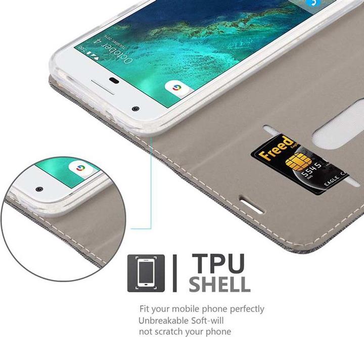 Produktbild Cadorabo Book Jeans Optik Cover (Google Pixel)