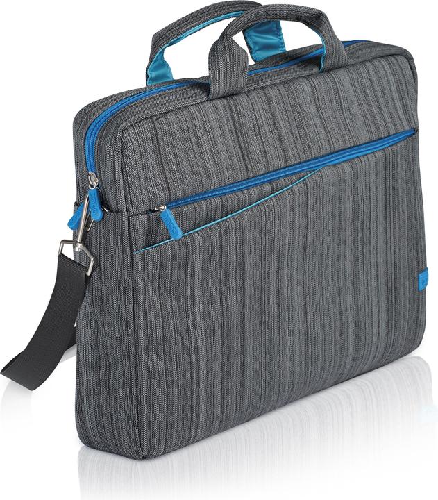 Aplic Laptoptasche, Notebooktasche mit Zubehörfächern für Laptops bis 17,3" (43,9cm) aus Naturfliz (17.30", Universal)