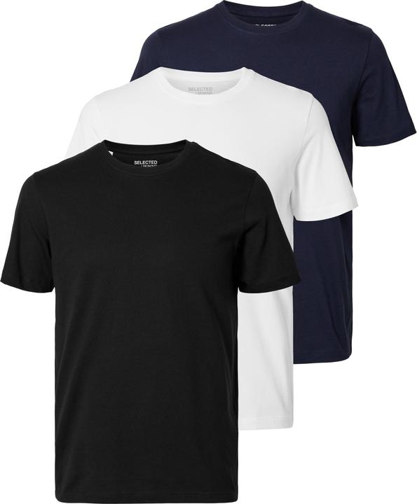 Produktbild Selected Homme 3er-Pack Baumwoll T-Shirt (L)