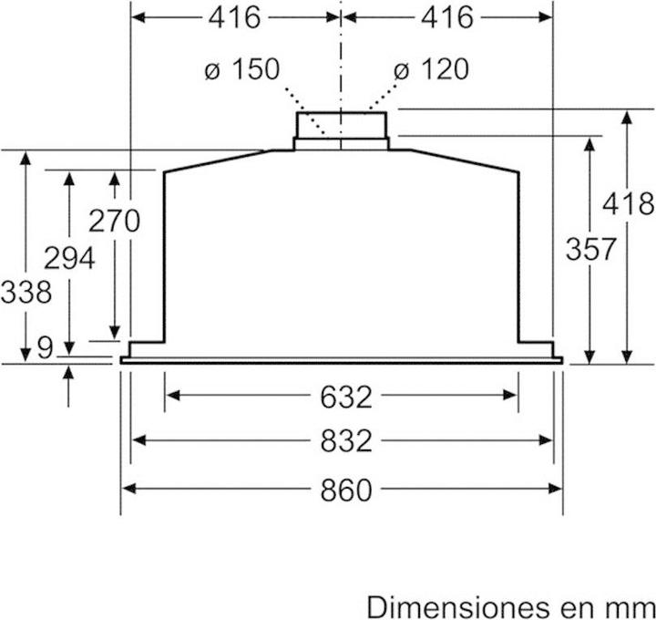 Image du produit Balay 3BF859XP (Hotte à tiroir)
