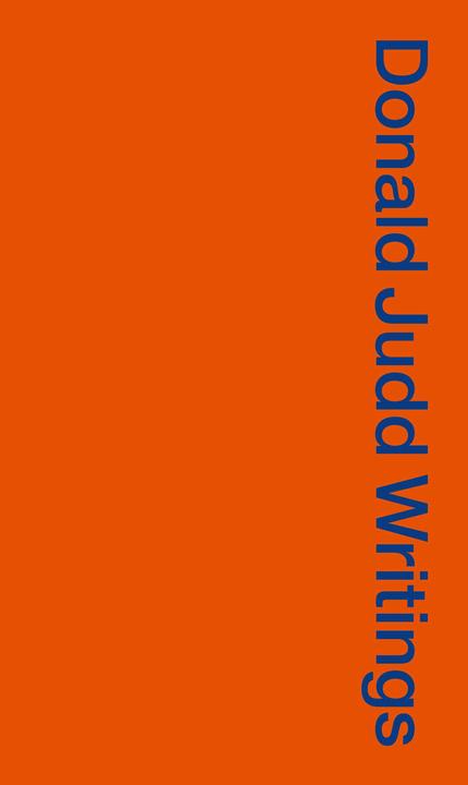 Immagine prodotto Donald Judd Writings (Flavin Judd e Caitlin Murray, Inglese)