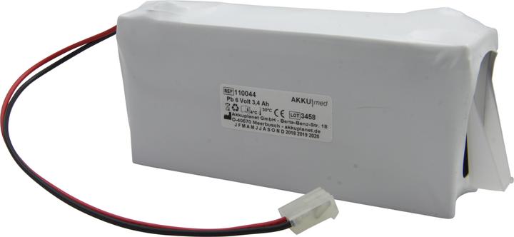 XCell Blei Akku passend für Ivac Infusionspumpe 581, 591, 597, 598, Infusionsregler 281 GC (1 pcs., 3400 mAh, Rechargeable battery)