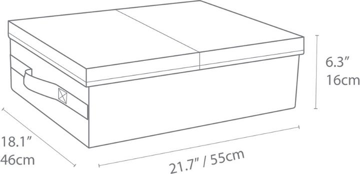 Produktbild Bigso SOFT Beige - Unterbett-Lagerung (40 x 30 x 22 cm)
