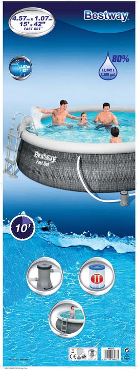 Produktbild Bestway Fast Set (Ø 457 x 107 cm)
