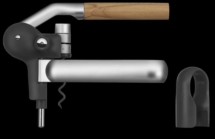 Produktbild WMF Hebelkorkenzieher Folienschneider BARIC Silber/Schwarz (Hebelkorkenzieher)