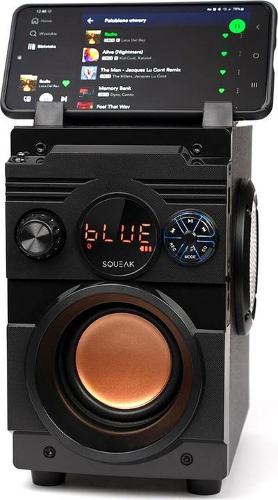 Produktbild Squeak Głośnik Bassblaster Bluetooth 5.1 Radio Fm Odtwarzacz Mp3 Sq1001 (7 h, Akkubetrieb)