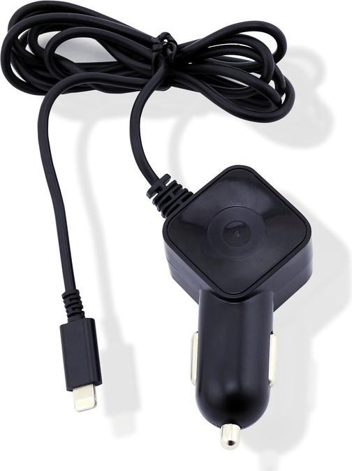 Produktbild Muvit CHARGEUR VOITURE 2.4A LIGHTNING 1.2M NOIR