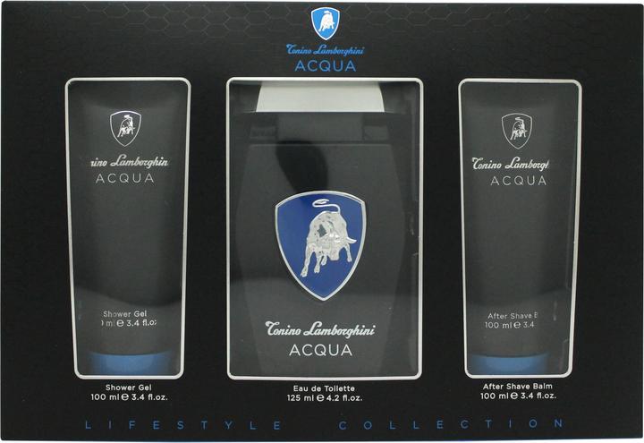 Immagine prodotto Tonino Lamborghini Set Acqua Edt 125Ml + Balsamo 100Ml + 100Ml (Eau de toilette, 125 ml)