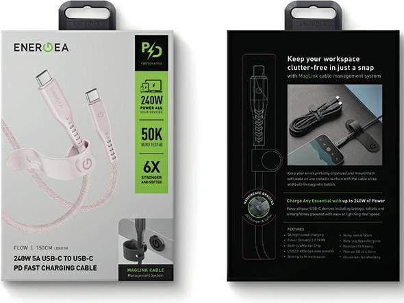 Produktbild Energea Kabel USB-C auf USB-C (1.50 m, USB 3.2 Gen 1, 240 W)
