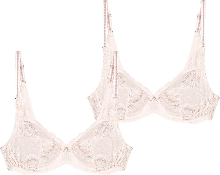 Actual product image Triumph Peony Florale underwired bra (85 D, pack of 2)