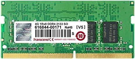 Image du produit Transcend SODIMM DDR4 2133Mhz 4GB Non-ECC 1.2V CL15 (1 x 4GB, 2133 MHz, RAM DDR4, SO-DIMM)