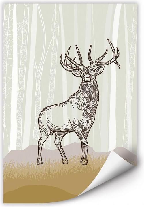 Produktbild Trenddeko Stolzer Hirsch (60 x 90 cm)