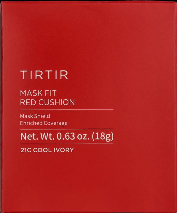 Image du produit TirTir Mask Fit Red Cushion Foundation - Couvrance totale, sans poids, adapté à la peau (#21C Cool Ivory)