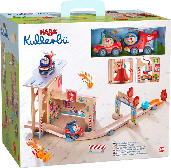 Actual product image Haba Kullerbü – Feuerwehrwache