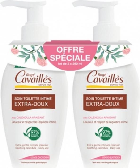 Actual product image Roge Cavailles Gel Intimate Extra Gentle Gel (250 ml, Intimate washing lotion)