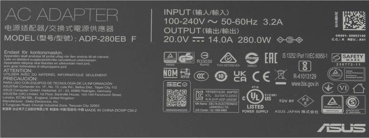 Immagine prodotto ASUS originální adaptér ROG 280W DC Adapter 6.0mm (280 W)