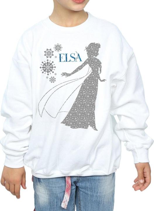 Image du produit Disney - Sweat FROZEN ELSA CHRISTMAS SILHOUETTE - Fille (152, 158)