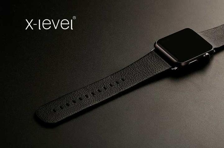 Image du produit Hermex Apple iWatch 40mm 38mm bracelet en cuir + adaptateur brun (38 mm, 40 mm, Cuir véritable)