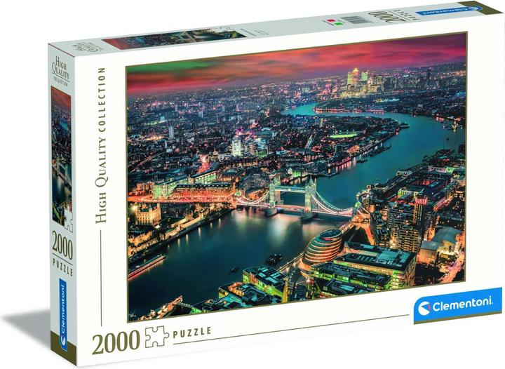 Actual product image Clementoni Puzzle London aerial view pieces (2000 pieces)