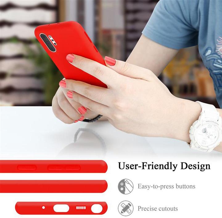 Actual product image Cadorabo TPU Liquid Silicone Case Cover (Samsung Galaxy Note 10 Pro, Samsung Galaxy Note 10 Plus)