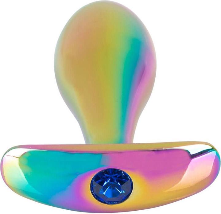 Actual product image Anos Metal Butt Plug Set Rainb