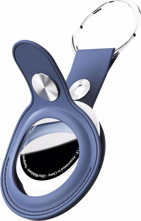 Actual product image Keybudz AirTag Keyring Cobalt Blue