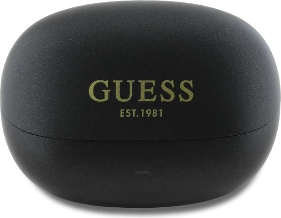 Image du produit Guess słuchawki Bluetooth GUTWST88MCTGK TWS + stacja dokująca czarny/black Capsule Logo imprimé (ANC, 26 h, Sans fil)