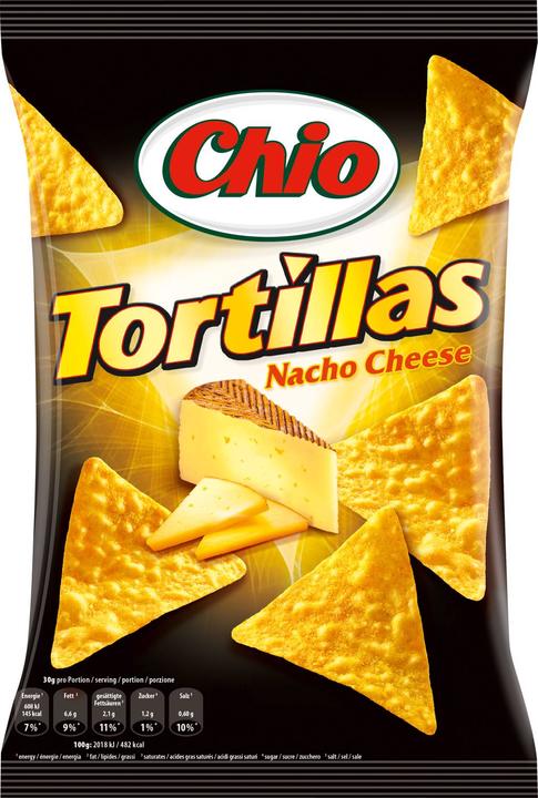 Immagine prodotto Chio Tortillas Nacho Cheese 125g (125 g)