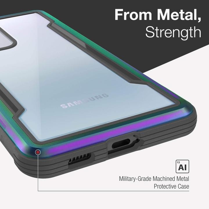 Immagine prodotto Puro DĖKLAS X-Doria Raptic Shield alluminiowe Samsung Galaxy S21+ (Protezione antimicrobica) (Samsung Galaxy S21+)