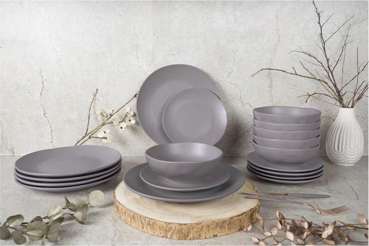 Productafbeelding BerlingerHaus House 18-delige bordenset, Taupe Collectie (18 Stuk)