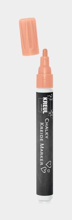 Image du produit Kreul Marqueur craie Chalky, Medium, Frosty Apricot (Abricot givré, 4 mm, 1 x)
