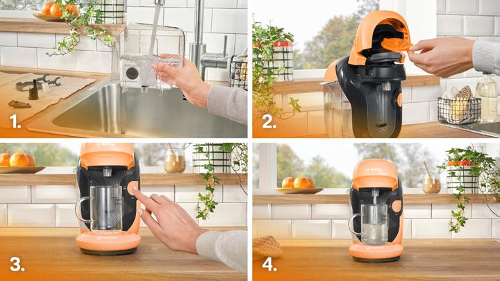 Actual product image Bosch Hausgeräte TAS1106 TASSIMO style peach (EU plug)