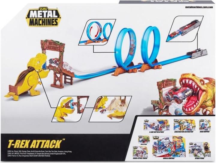 Actual product image Zuru Car track T-Rex attack