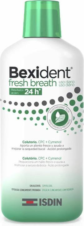 Produktbild Isdin Bexident Fresh Breath Daily Mouthwash 500ml (500 ml, Mundspülung)