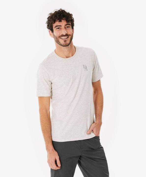 Actual product image Quechua Wandershirt Herren- NH100 beige (XL)