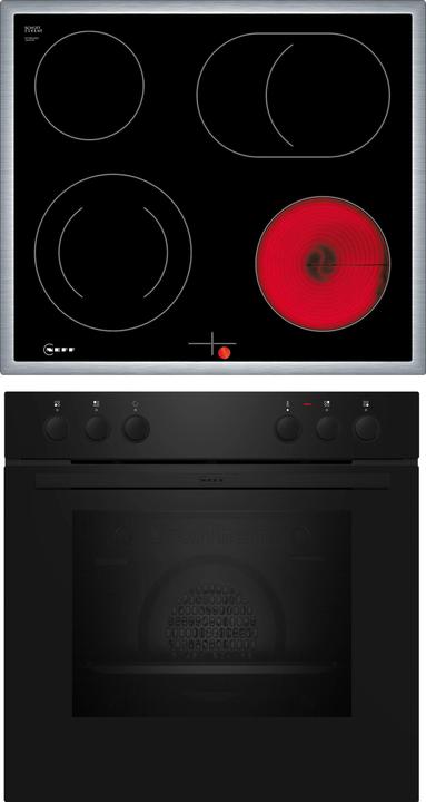 Actual product image Neff Built-in cooker set, E1DCA0AK3 + M16SRF0L0, built-in cooker, electric hob, EX1B0