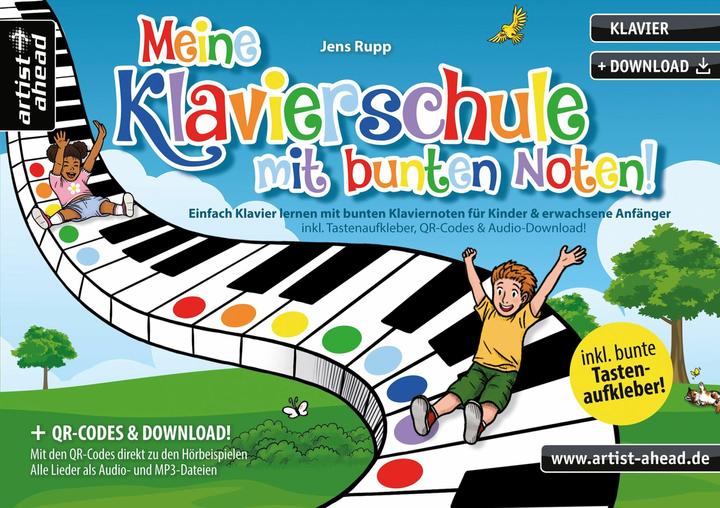 Produktbild Meine Klavierschule mit bunten Noten! (Deutsch, artist ahead|Jens Rupp, 2024)