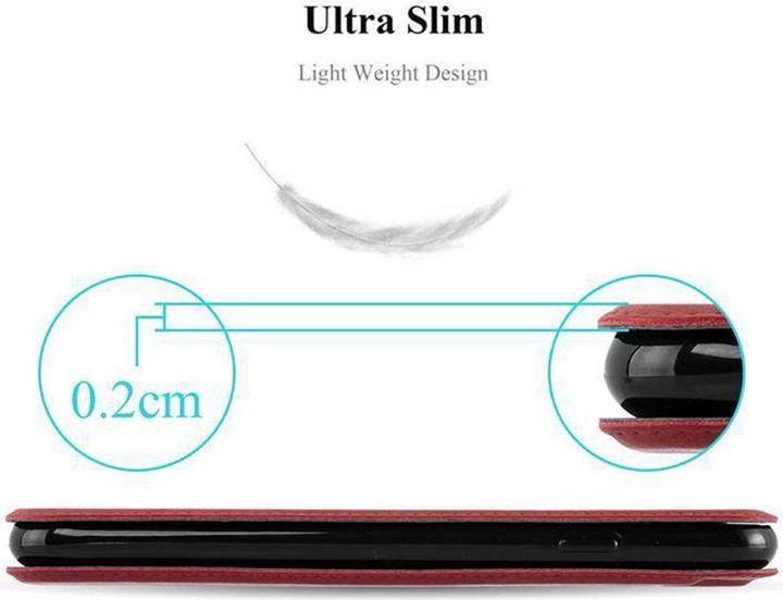Actual product image Cadorabo Book with View double window cover (Microsoft Lumia 550)