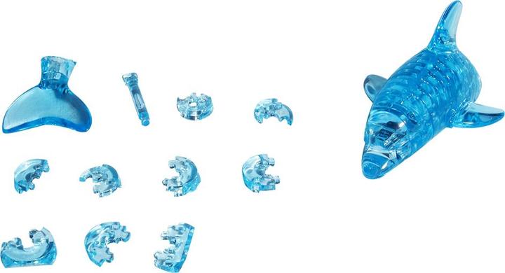 Image du produit HCM Kinzel Puzzle de cristal en 3D - Dauphin (100 pièces)