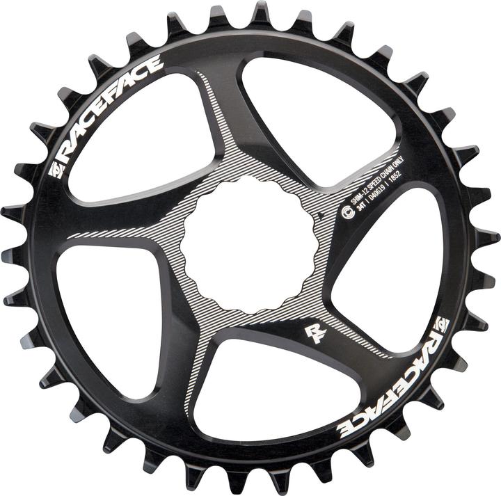 Actual product image Race Face RF ERA DM Carbon Chainring Shimano 1x12SPD 52CL (34)