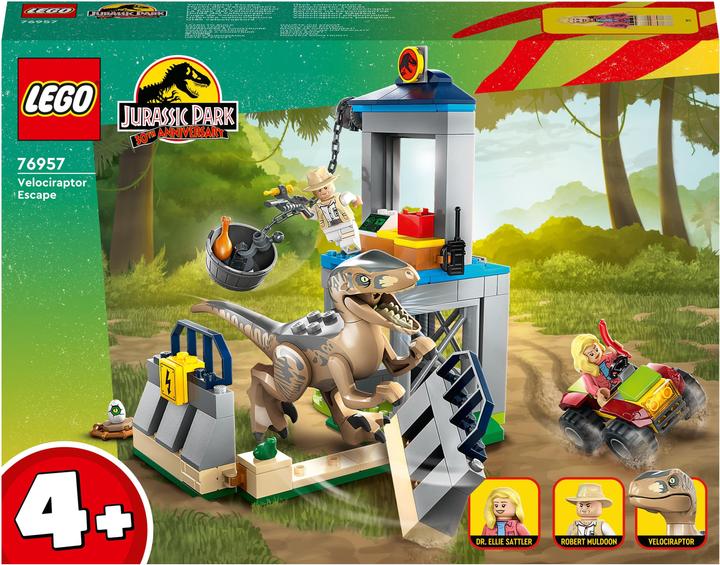 Produktbild LEGO Jurassic World Escape Velociraptora 76957 (76957, LEGO Jurassic World)