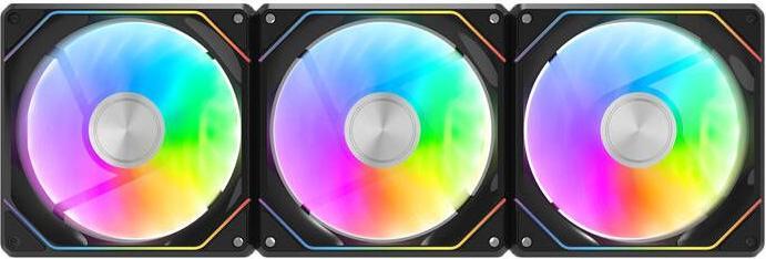 Image du produit Darkflash Tech Darkflash Gauss G24 Ventilateurs d'ordinateur 3 en 1 (noir) (120 mm, 1 x)
