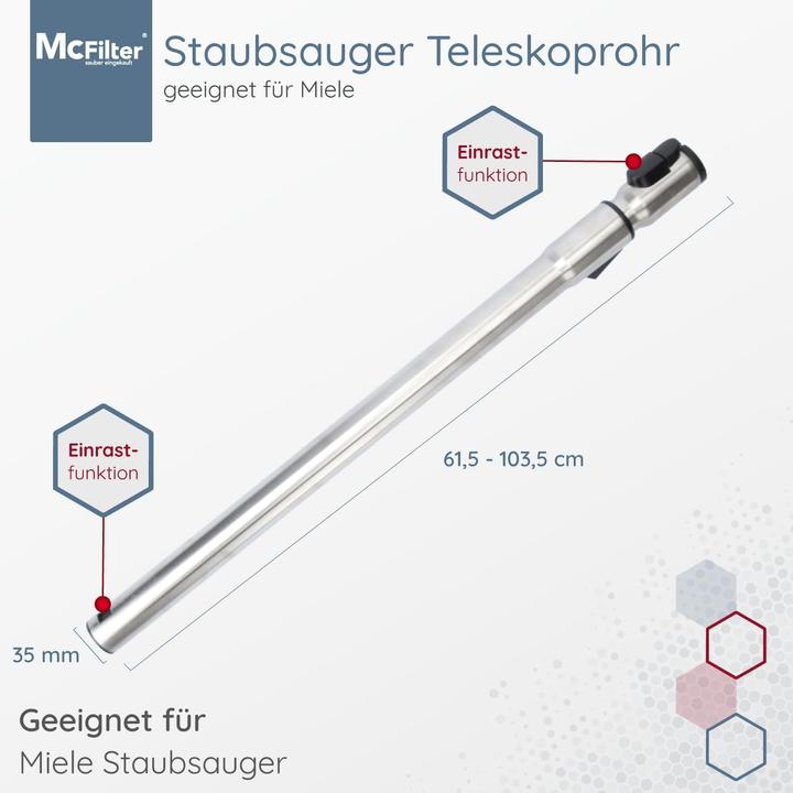 Actual product image Mc Filter Telescopic tube